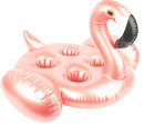 bekerhouder opbaasbaar Flamingo 14,5 cm PVC roze