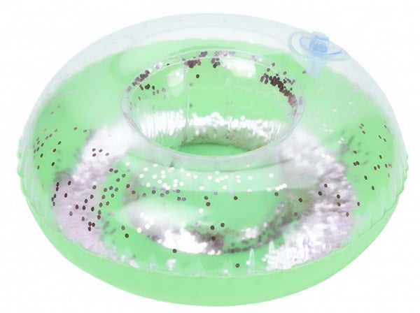 bekerhouder opblaasbaar Cup Holder 18 cm groen