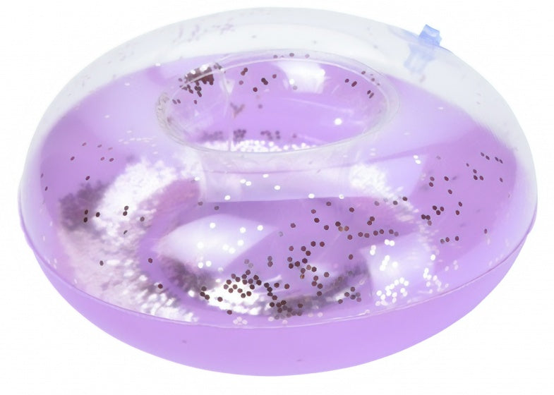 bekerhouder opblaasbaar Cup Holder 18 cm paars