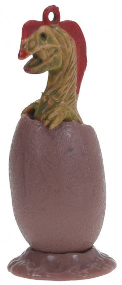 dinosaurus oviraptor 6 cm groen/bruin 2-delig