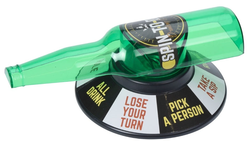 drankspel Roulette flesje draaien unisex groen