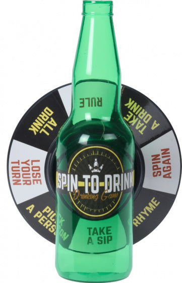 drankspel Roulette flesje draaien unisex groen
