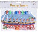 Feesttoeter papier Piraten set 8 stuks
