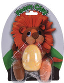 Foam Clay-set leeuw geel 4-delig