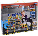 garage speelset incl. 4 auto's 62 cm multicolor