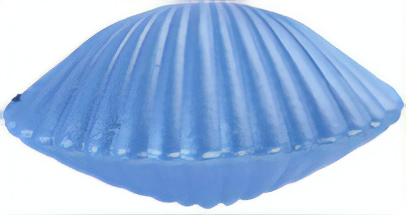 groei-schelp zeemeermin blauw 9 x 9 cm
