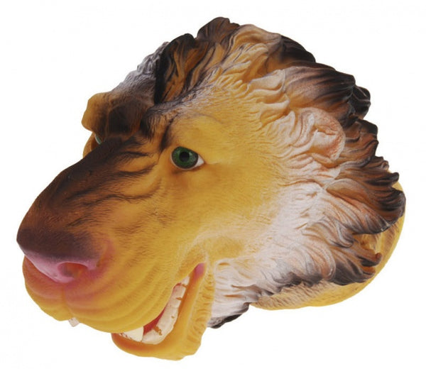 handpop leeuw 22 cm bruin
