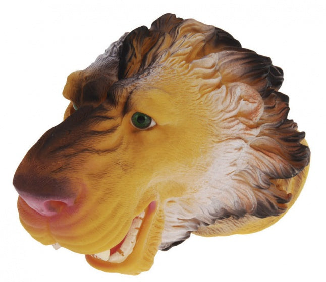 handpop leeuw 22 cm bruin