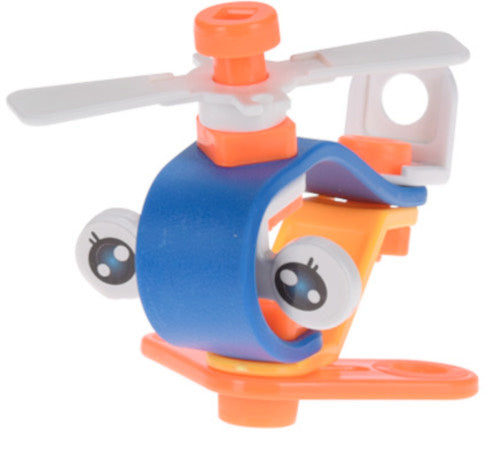 helicopter junior blauw/oranje