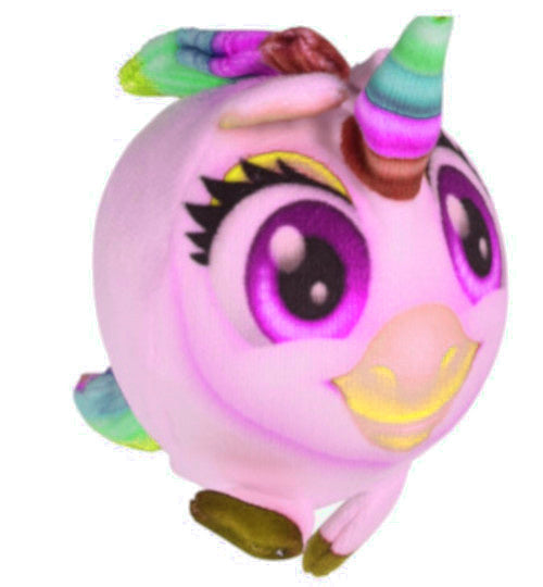 knijpfiguur eenhoorn 10 cm polyester/foam paars