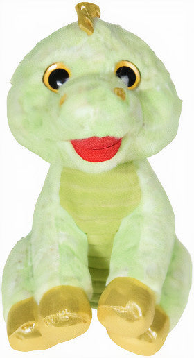 knuffeldinosaurus junior 25 x 23 cm pluche groen