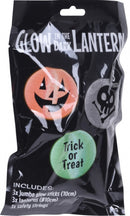 lampion glow-in-the-dark groen/wit/oranje 3 stuks