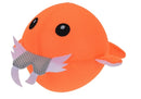 Opblaasbare splashbal zeedier oranje 15 cm