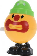 opwindfiguur Clown 6,5 cm geel