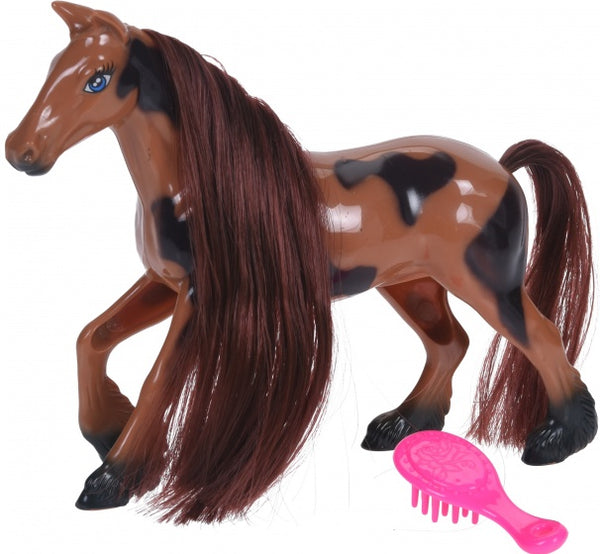paard bruin 15 cm