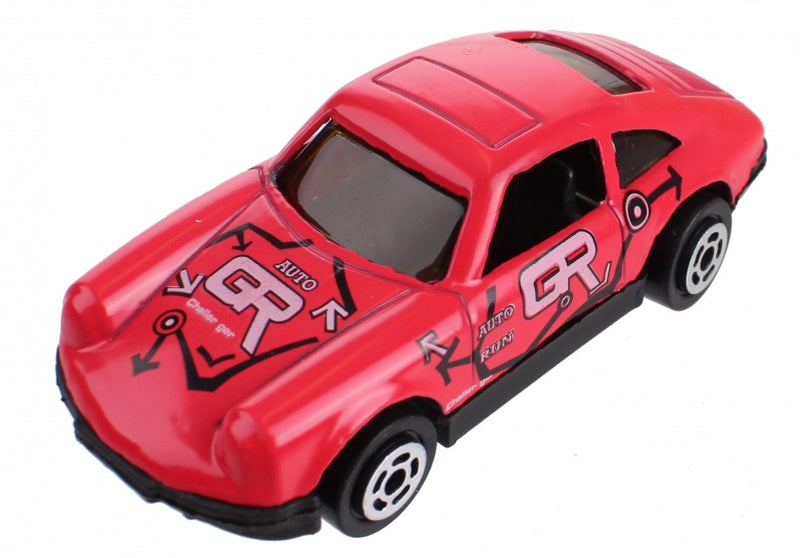 raceauto junior 7,5 cm RVS lila