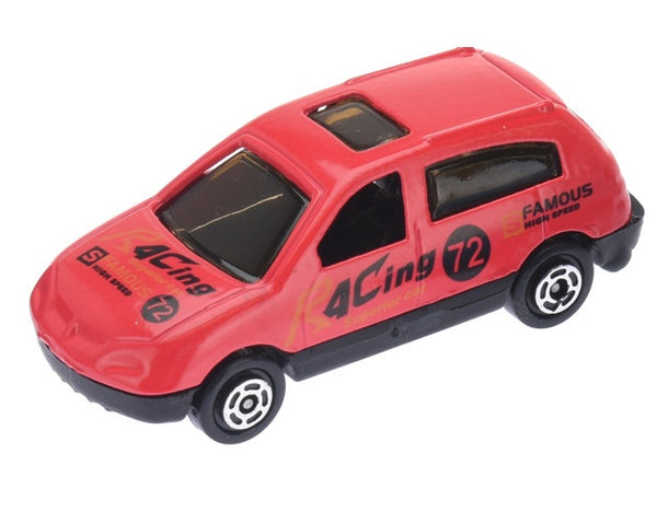 raceauto junior 7,5 cm RVS rood