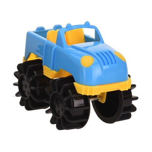 speelgoedauto monstertruck 12 cm blauw
