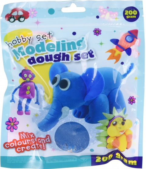 speelklei 200 gram blauw