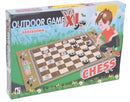 speelmat schaken junior 80 x 65 cm vilt zwart/wit
