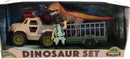 speelset dinosaurusjagers met auto, trailer en dino 36 cm