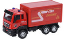 vrachtwagen rood 12 cm