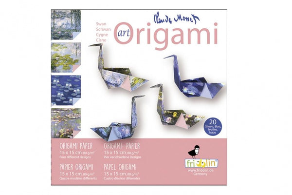 art origami Claude Monet 15 x 15 cm 20 stuks multicolor