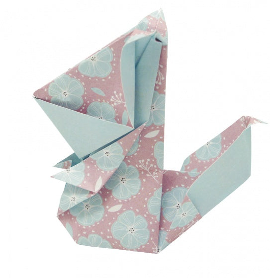 origami Eekhoorn vouwen 15 x 15 cm 20 stuks multicolor