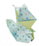 origami Eekhoorn vouwen 15 x 15 cm 20 stuks multicolor