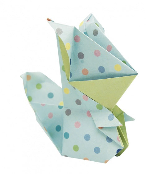 origami Eekhoorn vouwen 15 x 15 cm 20 stuks multicolor