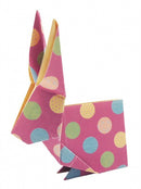 origami Haas vouwen 15 x 15 cm 20 stuks multicolor