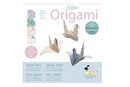 origami Kraanvogel vouwen 15 x 15 cm 20 stuks multicolor
