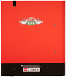 ringband 2-rings A4 32 x 28 cm karton rood/zwart