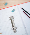 ringband 2-rings A4 32 x 28 cm karton rood/zwart