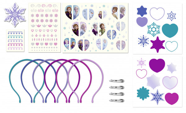 haaraccessoires Frozen II paars 246-delig