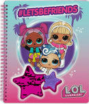 notitieboek A5 meisjes papier roze/blauw