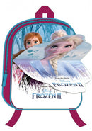 rugzak Frozen II 38 x 34 cm polyester/pvc roze/blauw