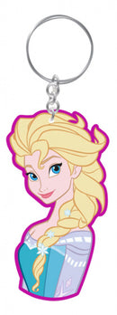 sleutelhanger Frozen II Elsa 15 x 17 cm roze