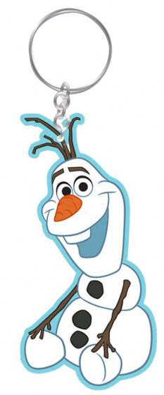 sleutelhanger Frozen II Olaf 15 x 17 cm blauw