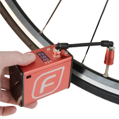 fietspomp Fumpa 9 cm aluminium roze