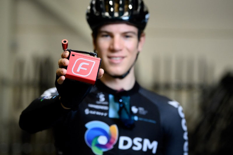 fietspomp Fumpa 9 cm aluminium roze