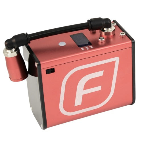 fietspomp Fumpa 9 cm aluminium roze