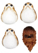 magneten Star Wars The Last Jedi: Chewbacca and Porgs 4-delig
