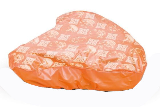 zadeldekje 26 x 24,5 cm polyester oranje