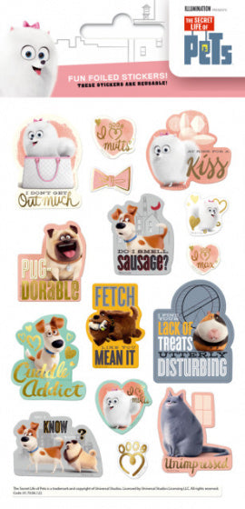foliestickers Secret Life of Pets 15 stuks