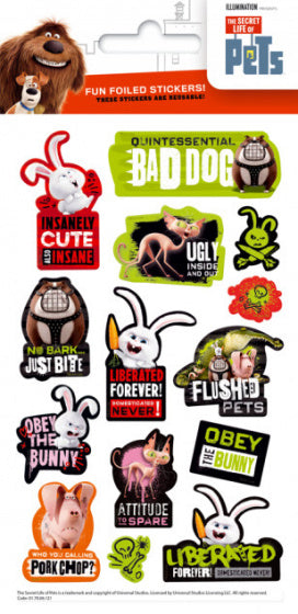 foliestickers Secret Life of Pets 14 stuks