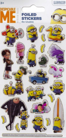 foliestickers Verschrikkelijke Ikke 24 stuks 