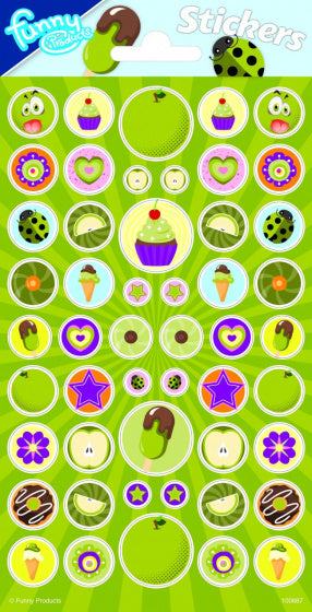 Stickervel met Geur - Appel