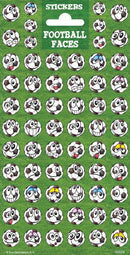 Stickervel Twinkle - Voetbal Gezichten