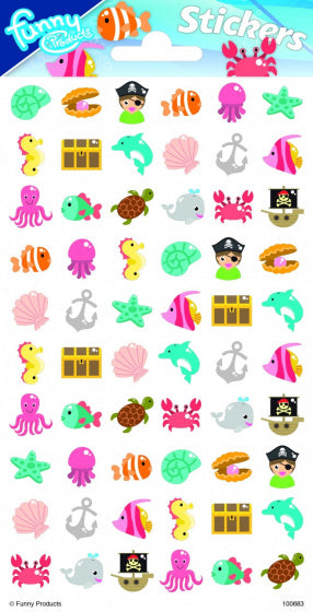 Stickervel Puffy - Oceaan